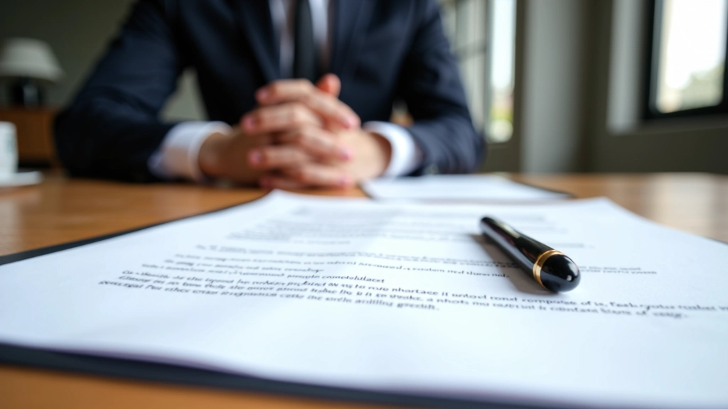 Contractdocumenten en pen op een bureau