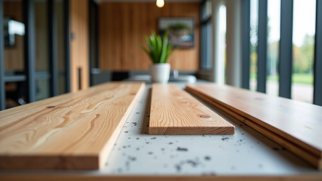 Duurzame kantoor materialen: hout, staal en textiel in neutraal kleurenpalet